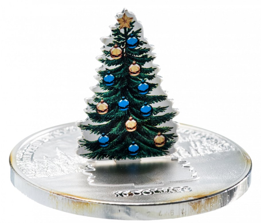 Новогодняя монета на елку