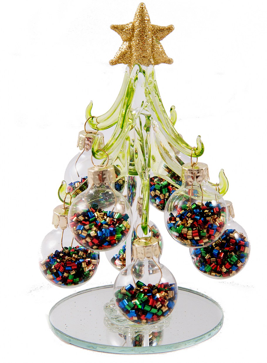 Украшение настольной елки