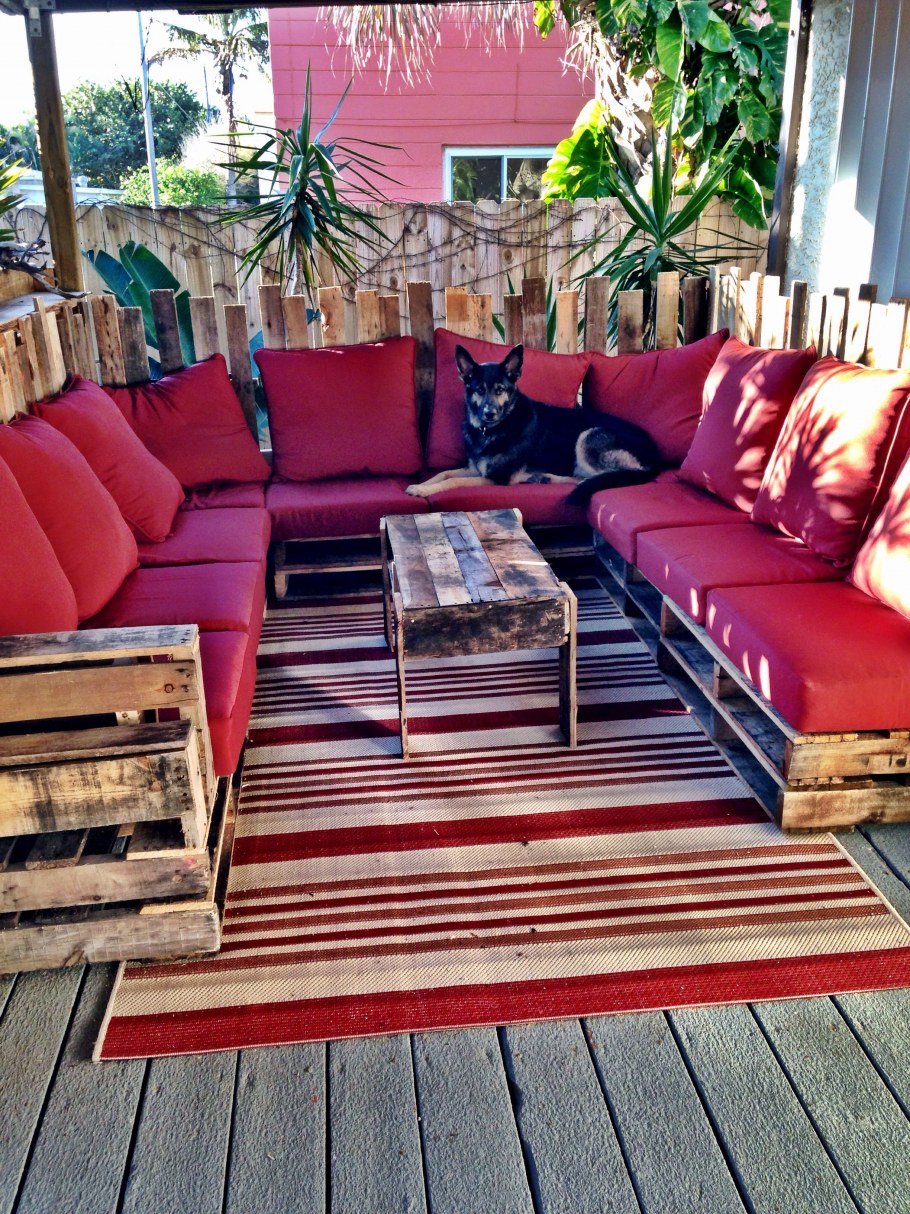 Поддоны на террасе