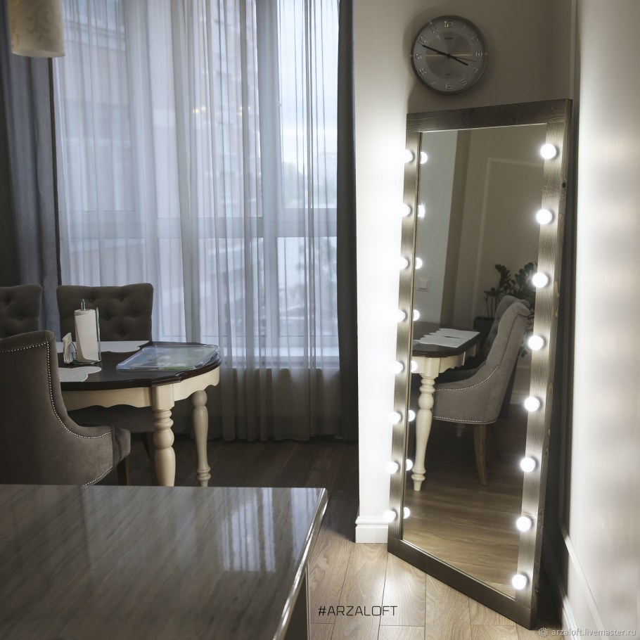 Зеркальные шторы