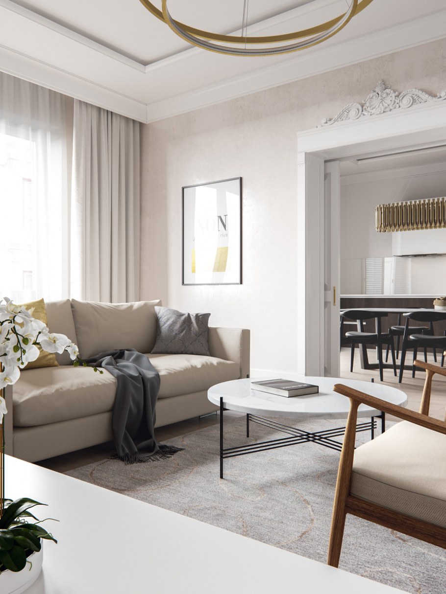 Гостиные в стиле Контемпорари