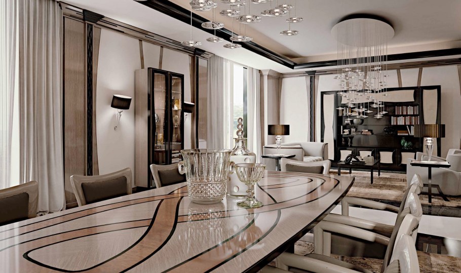 Красивые гостиные столовые арт декор фото в интерьере