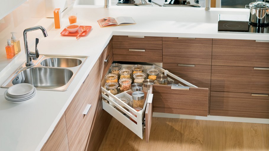 Блюм угловой ящик