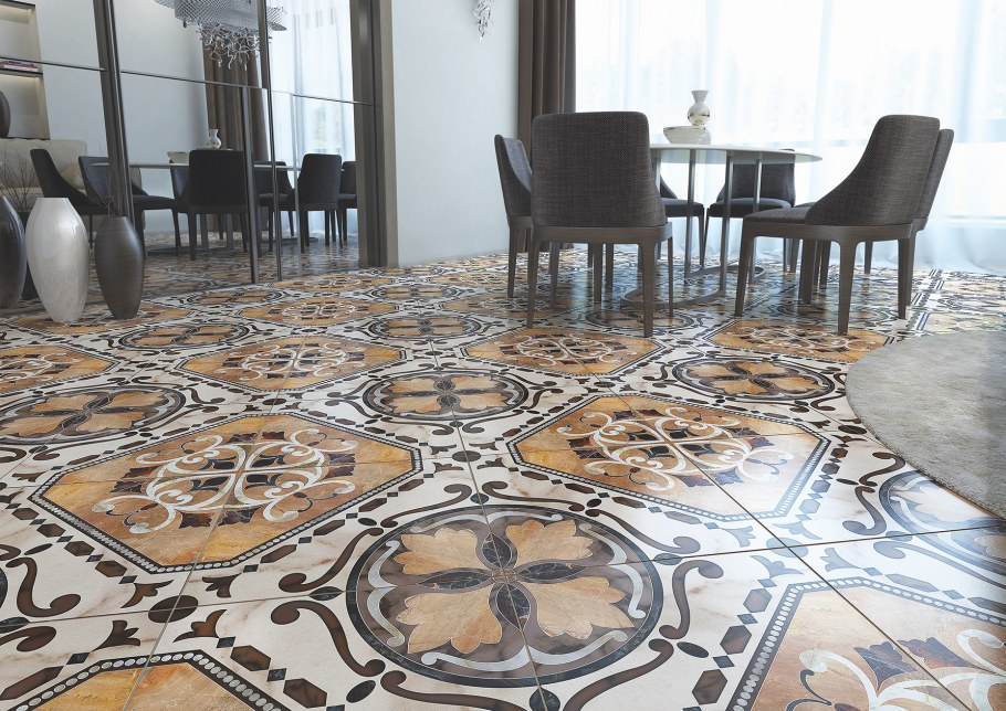 Керамогранит Диамант бежевый 45 45 арт 733262