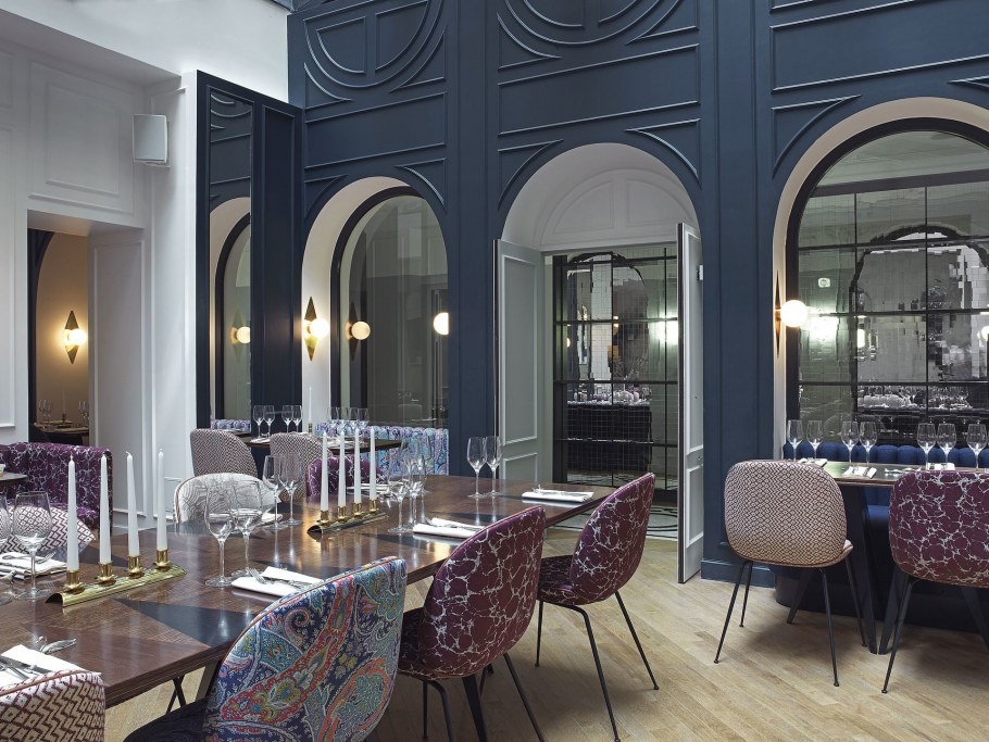 Готический стиль в интерьере ресторана