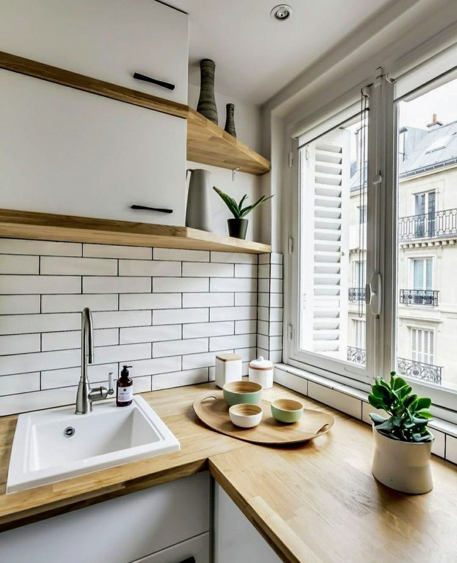 Планировка маленькой угловой кухни