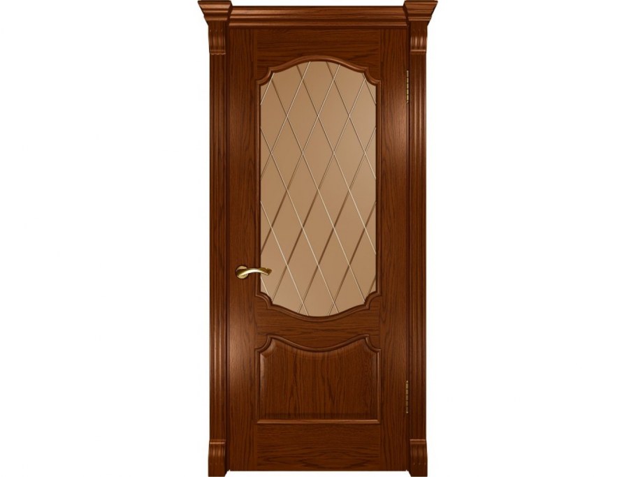 Дверь Лаура 2 светлый мореный дуб