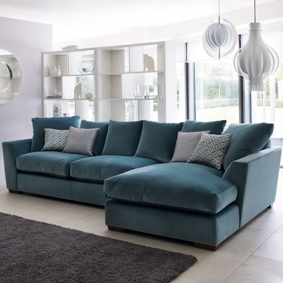 Бирюзовый диван