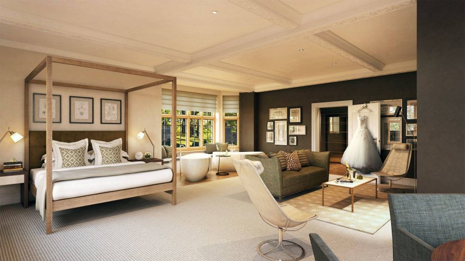 Шикарная спальня