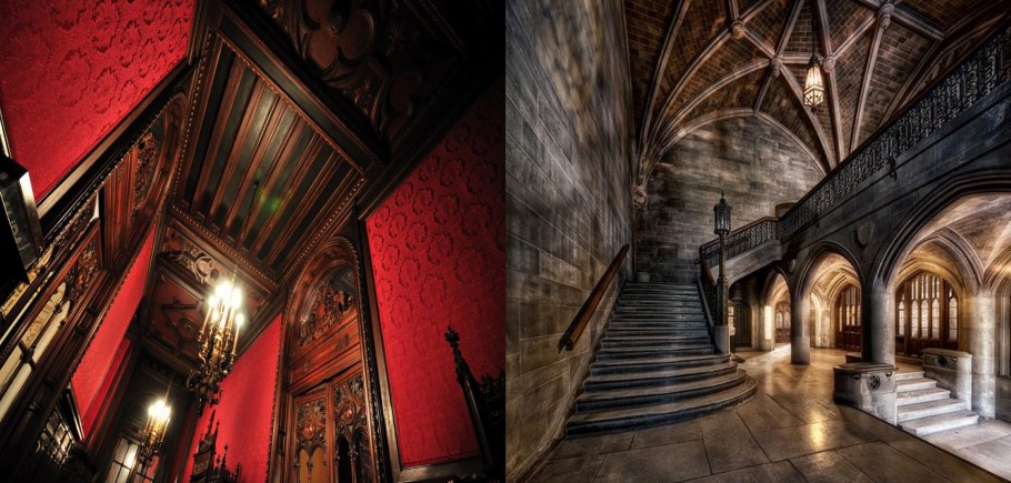 Комната в викторианском стиле Готика