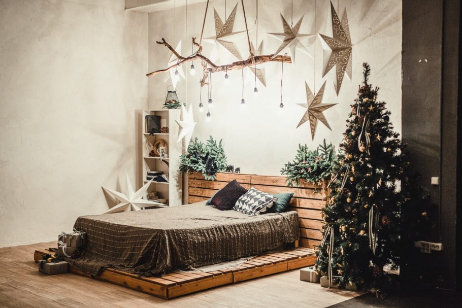 Новогодняя фотозона лофт