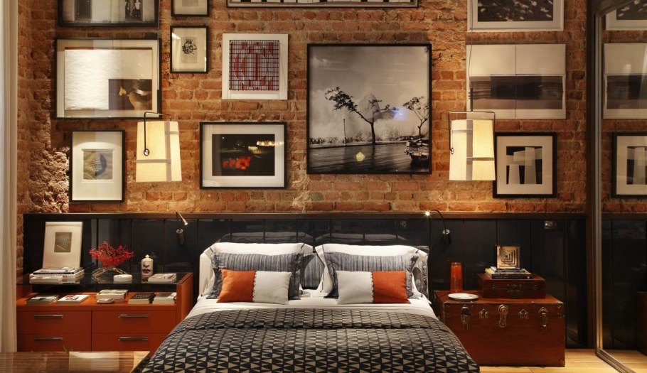 Декор стен в стиле лофт