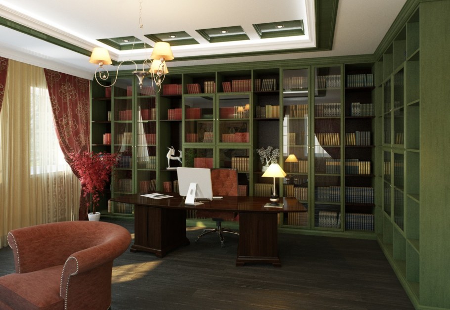 Дизайн кабинета в Советском стиле