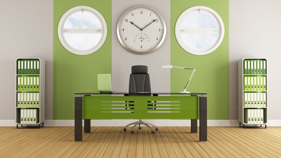 Сочетание цветов в интерьере офиса