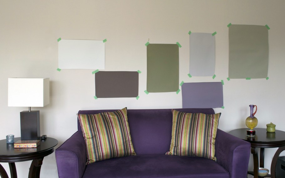 Выкрасы в интерьере