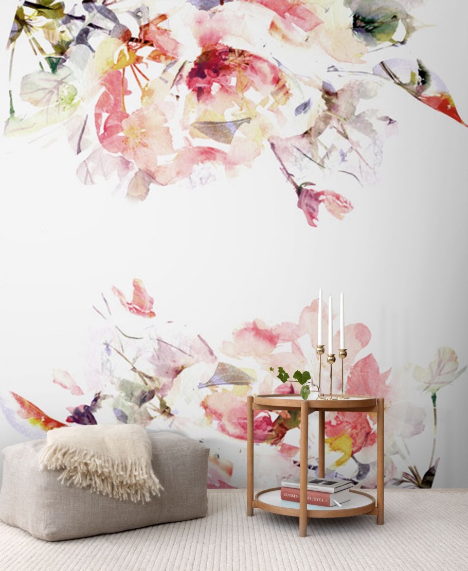 Акварельная роспись стен