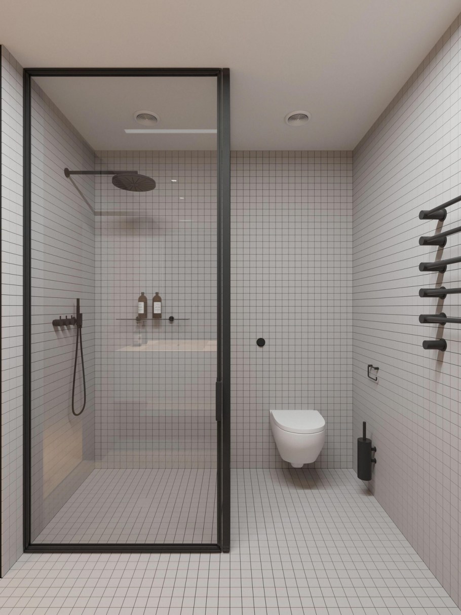 Душевые в стиле Минимализм