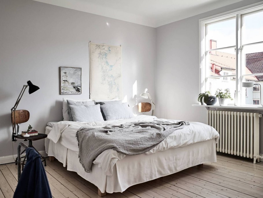 Спальня в стиле Сканди лофт