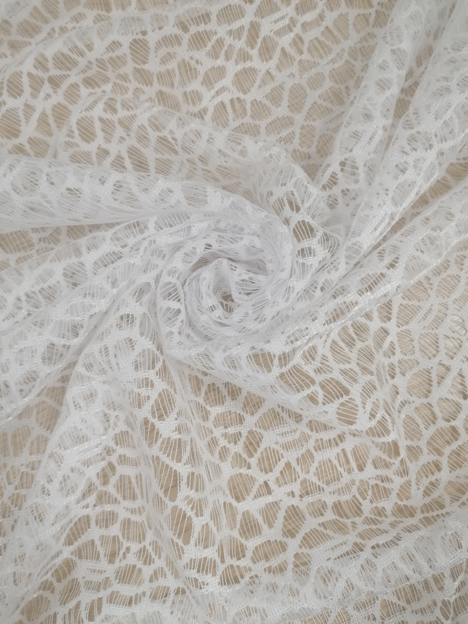 Шторы сетка под лен низ коричневый верх белый