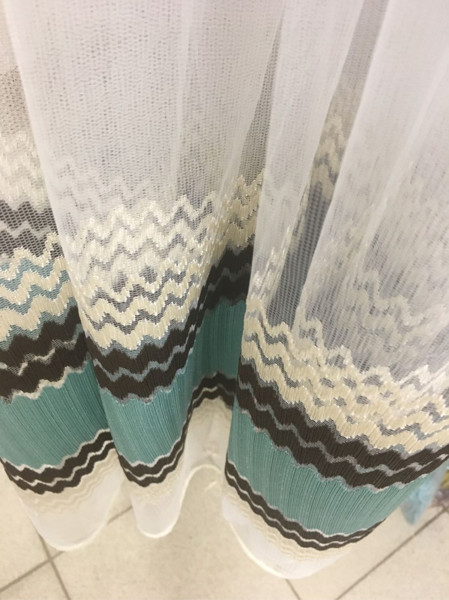 Тюль в полоску вертикальную