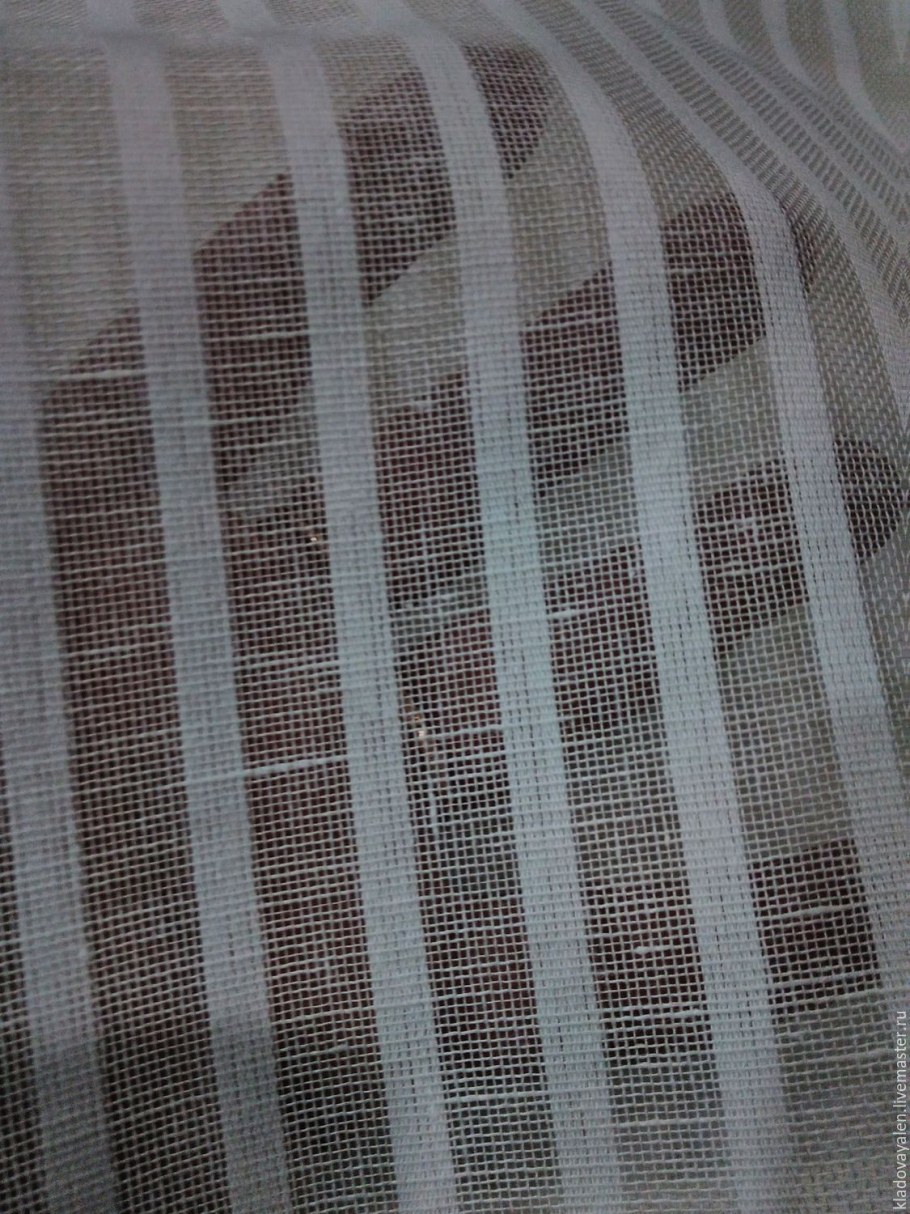 Тюль сетка лен
