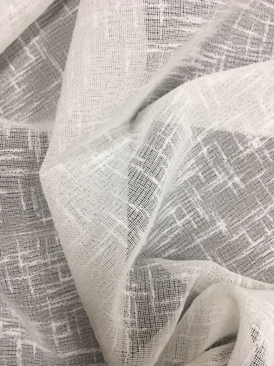 Льняная тюль