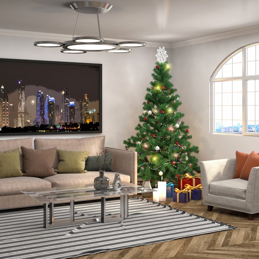 Новогодний интерьер 2022