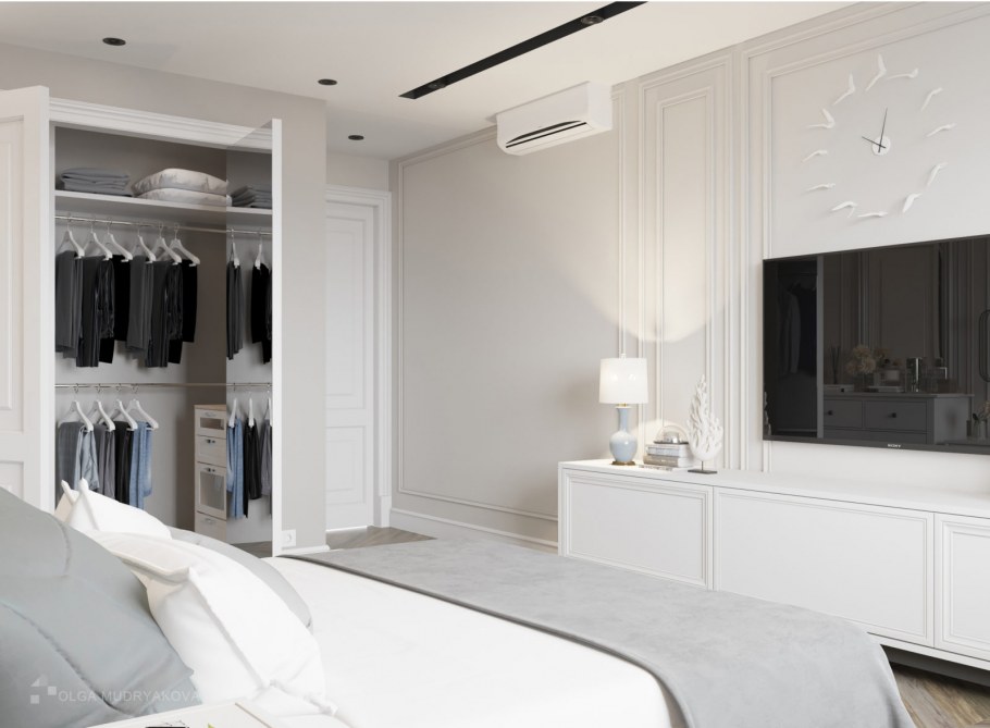 Двери в гардеробную комнату