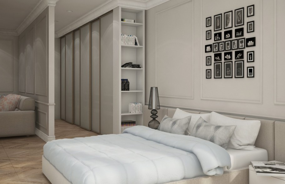 Гардеробные в современном стиле