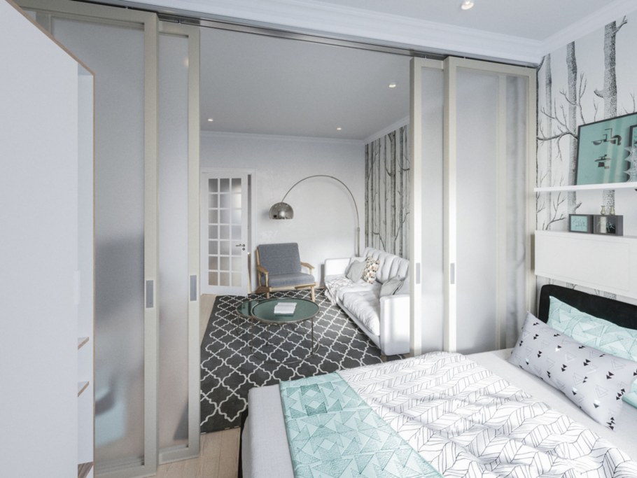 Перегородки комнатные для зонирования