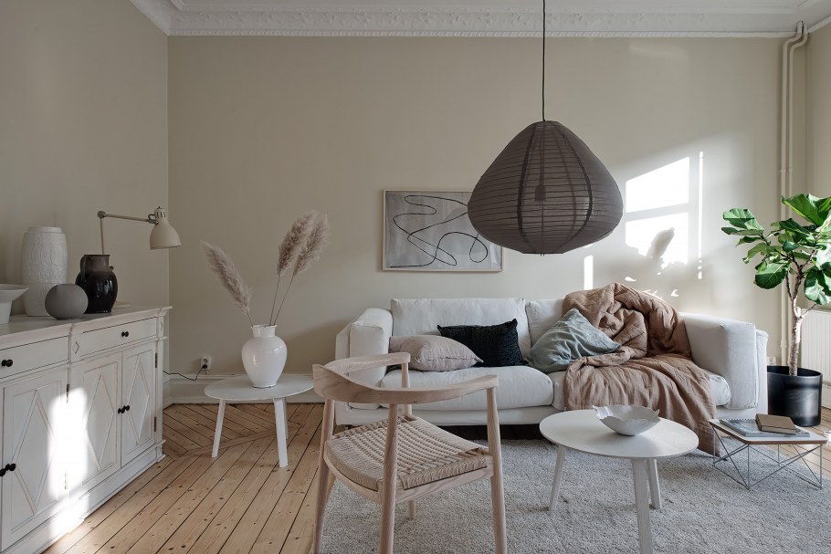 Гостиная в стиле Хэмптон