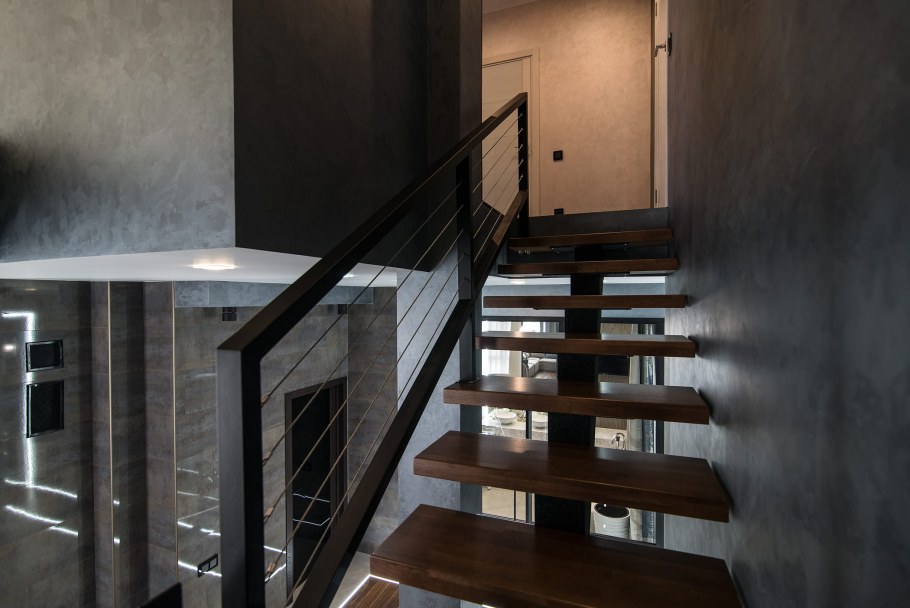 Лестница в стиле лофт