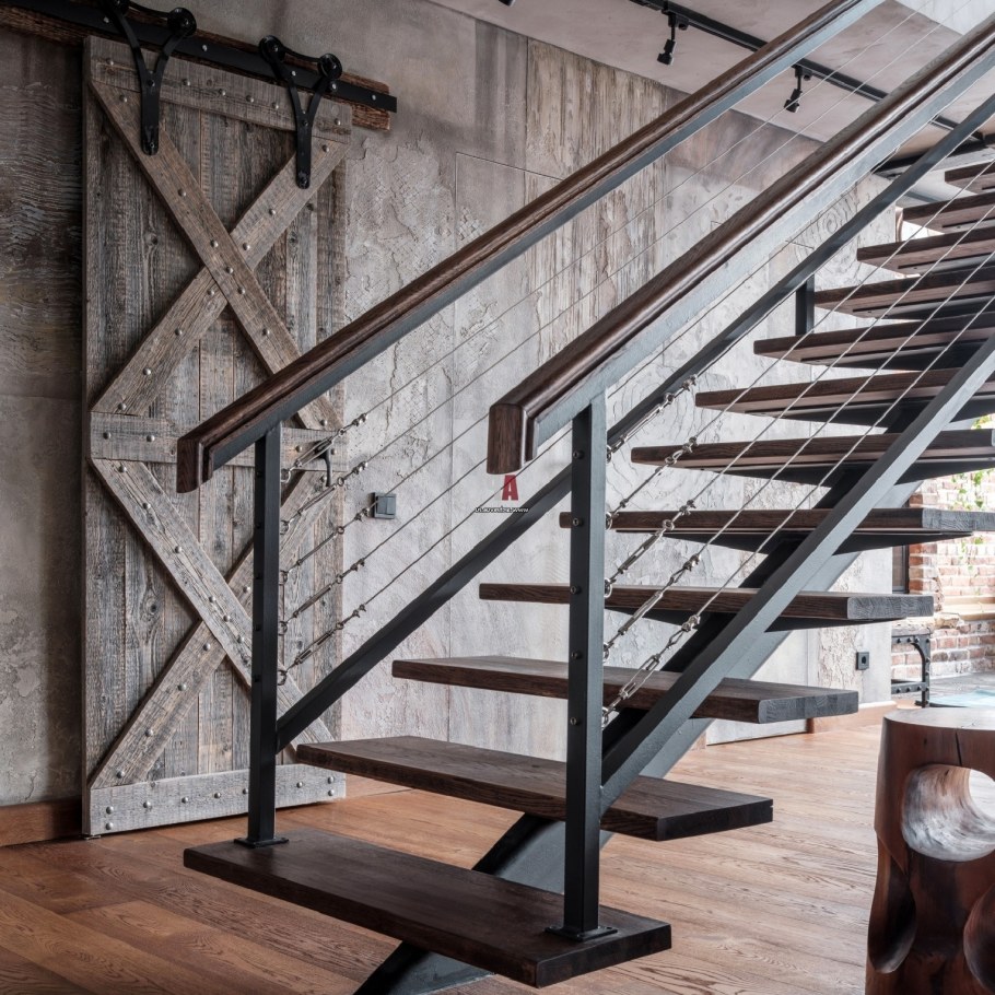 Лестница лофт монокосоур