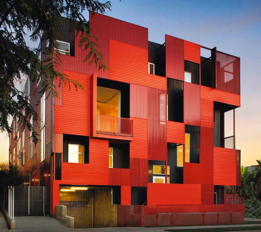 Фасад жилого здания в Мехико Kiral»