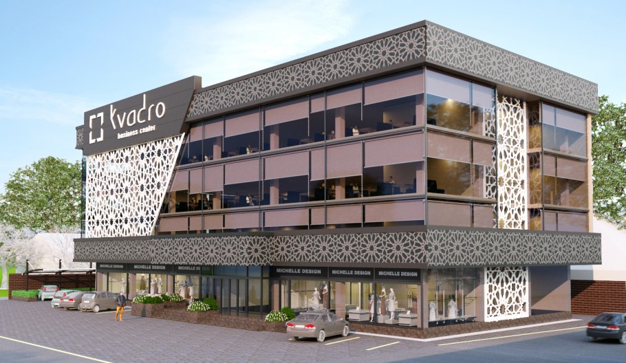 Фасад здания бизнес центр