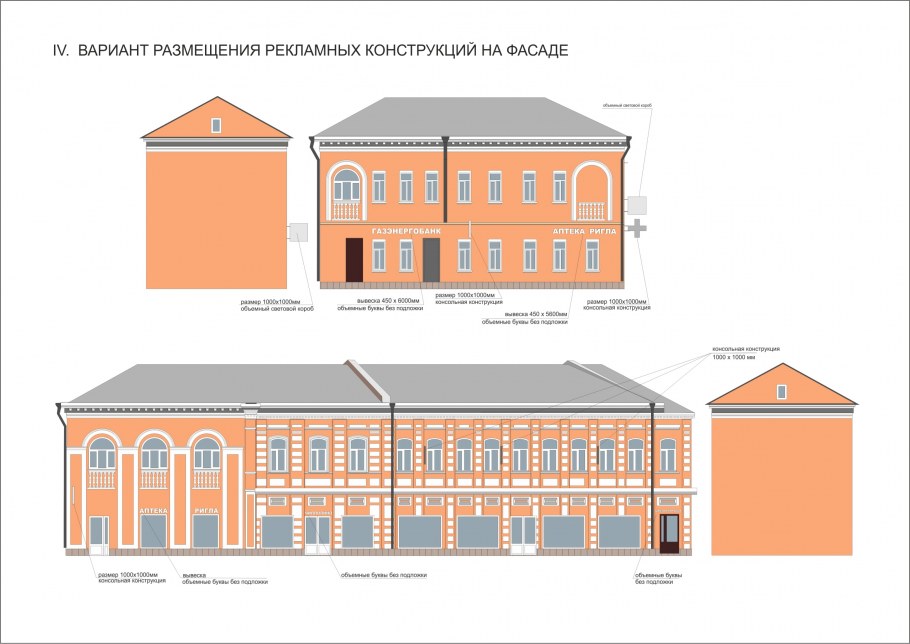 Колористический паспорт фасада здания