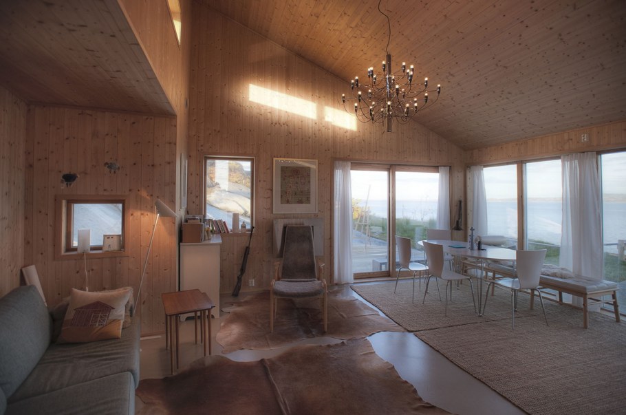 Норвежские домики внутри