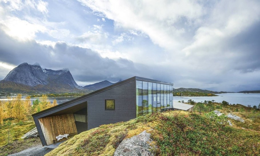 Норвегия фьорды и домики