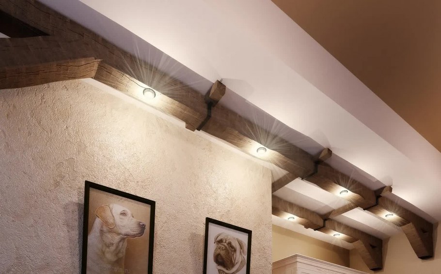 Фальшбалки из полиуретана в интерьере