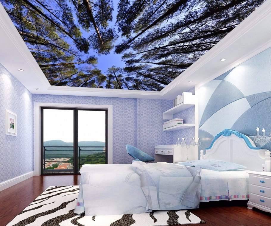 Потолок в виде неба