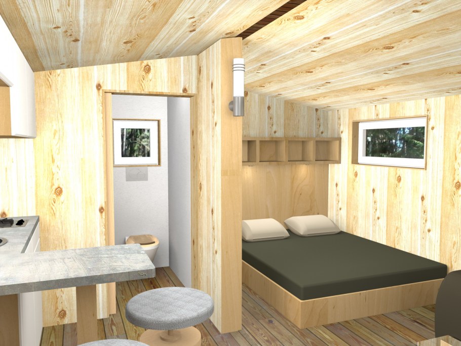 Интерьер гостевого домика 6*4