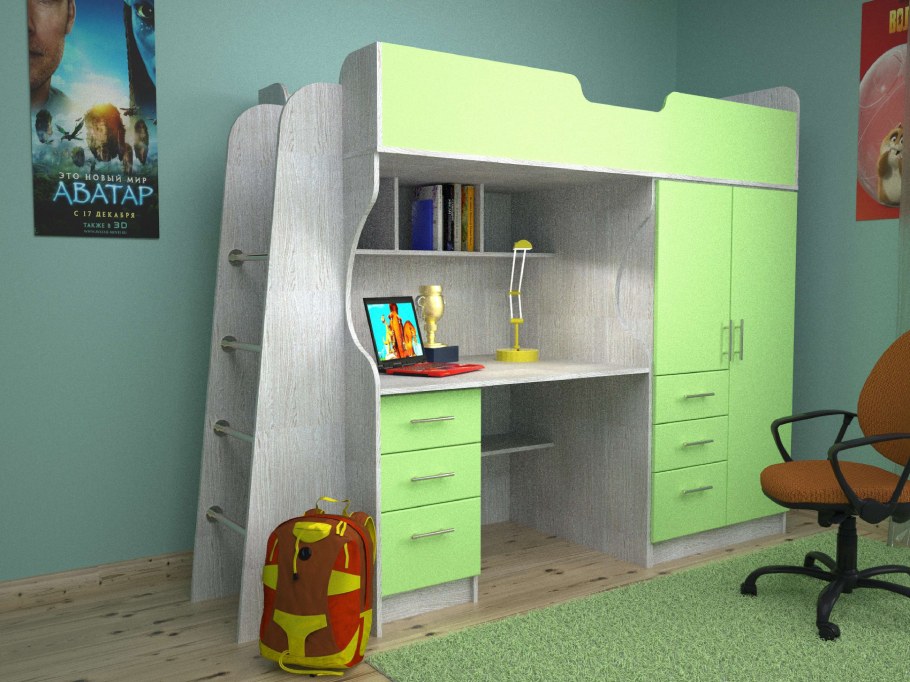 Кровать чердак Каспер