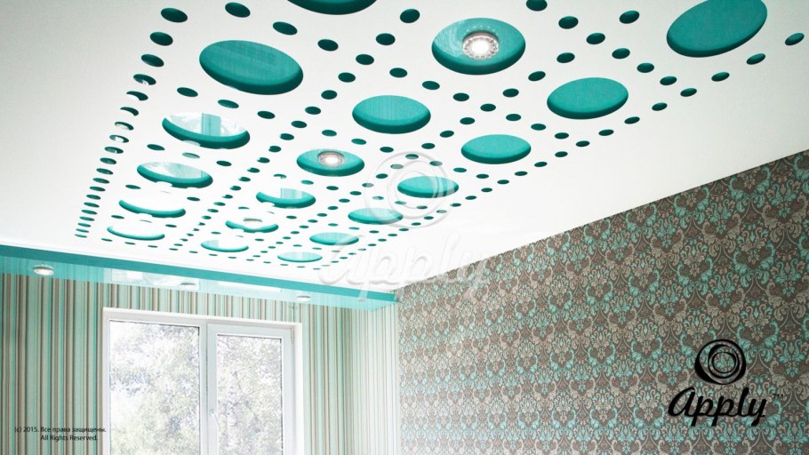 Резные натяжные потолки