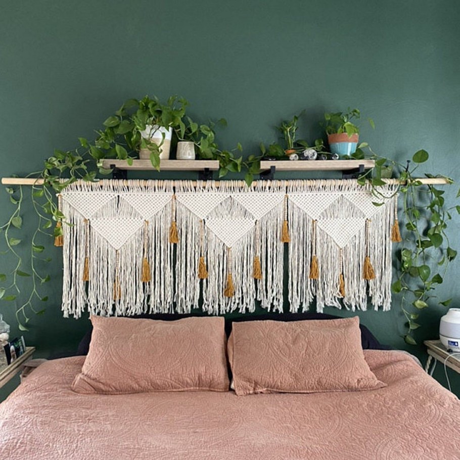 Макраме в интерьере кафе