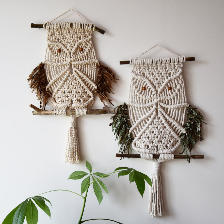 Кармашки макраме