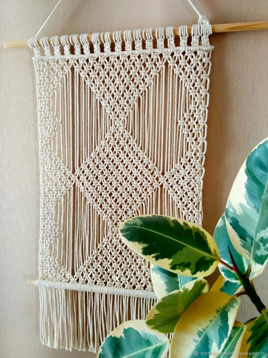 Макраме кашпо для цветов