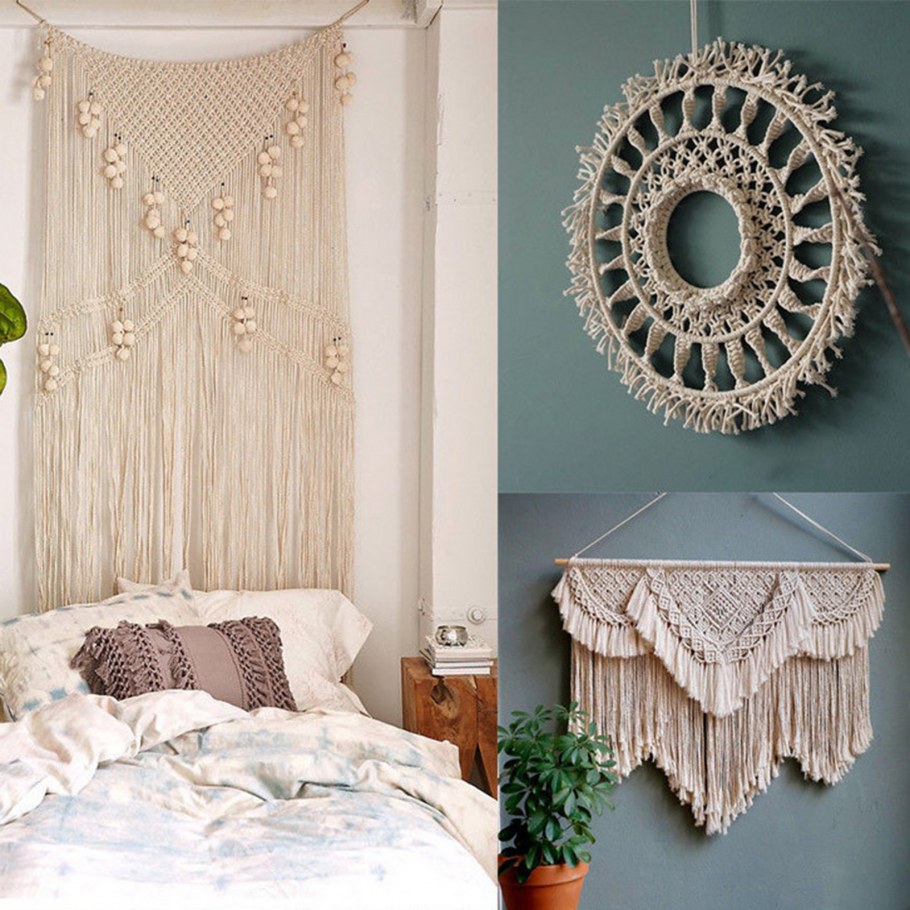 Макраме декор на стену
