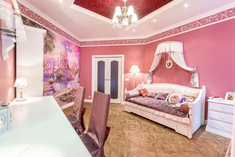 Розовая комната для девочки