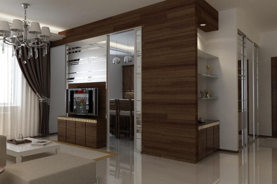 Дизайнерский проект 2х комнатной квартиры