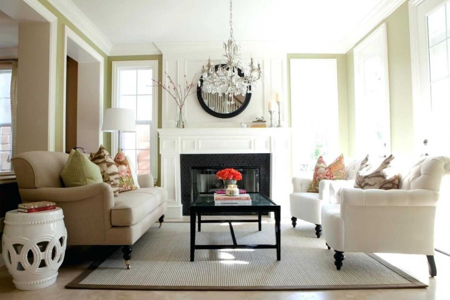 Европейский стиль в интерьере зала